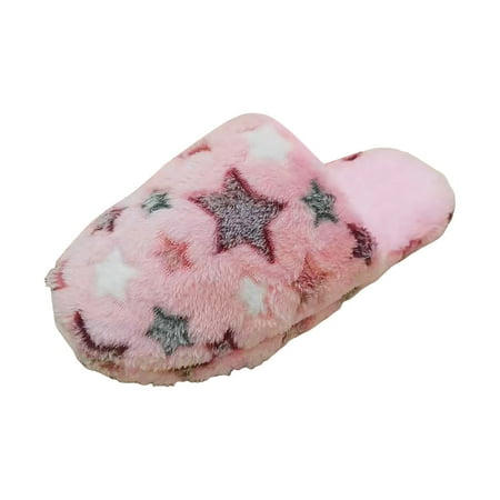 OJSFQUFP Women s Cozy Memory Foam Slippers Women Shoes Home Cotton Shoes Middle Barrel Floor Cotton Boots Can Be Warm Cotton Shoes Woman Slippers Pink 38