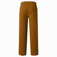 thumbnail image 3 of NOLDARES Boys Sweatpants - Ligthweight Athletic Boys Pants Relaxed Fit Youth Joggers with Pockets and Drawstring(Brown,7-8 Years), 3 of 3