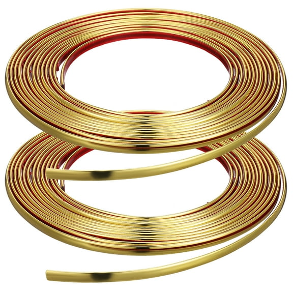 UEETEK 2 Rolls PVC Wall Molding Trim Decorative for Interior Design and Home Decoration