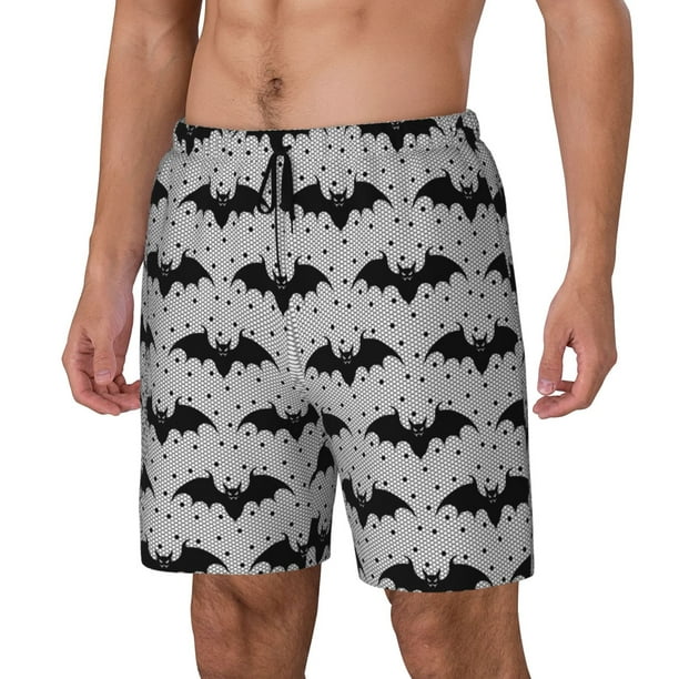 Fotbe Bat Traje de Baño para Hombre – Shorts de Natación de Secado Rápido con Forro y Bolsillos-Medium