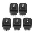 thumbnail image 1 of Rocking Switches, AC125V/AC250V Toggle On Off On Rocker Switch 6 Pin Boat Type  For Automotive For Truck For Marine, 1 of 8