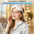 thumbnail image 6 of Eye Massager with Heat & Cooling for Migraines – 14 Massage Nodes for Eye Strain Relief, Rechargeable Bluetooth Music, Improve Sleep, Birthday & Holiday Gifts for Women and Men, 6 of 14