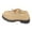 Khaki, variant on Lace up Loafers for Women Trendy Stitching Round Toe Walking Shoes Lug Sole Chunky Heel Casual Dress Shoes Gold Size 9