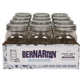 thumbnail image 2 of Bernardin Decorative Mason Jars, Wide Mouth, 1 L, 12 Count, 2 of 5