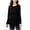 Black, variant on Wdfiry Maternity Shirts For Women Maternity Nursing Tunic Breastfeeding Clothes Shirts Long Sleeve Ruffle Swing Babydoll Pregnant Tops