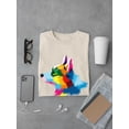 thumbnail image 3 of Head Portrait Corgi Multicolor T-Shirt Men -Image by Shutterstock, Male x-Large, 3 of 4