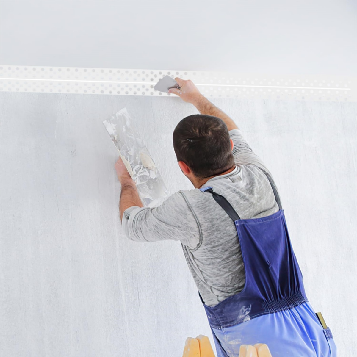 Self-Adhesive Drywall Joint Tape, Kvago 1.97" x 131′ Drywall Corner Tape Seam Masking Tape, Edge Protection, Sealing Tape for Inside and Outside Corner, Wall Corners, Repair Wall Cracks