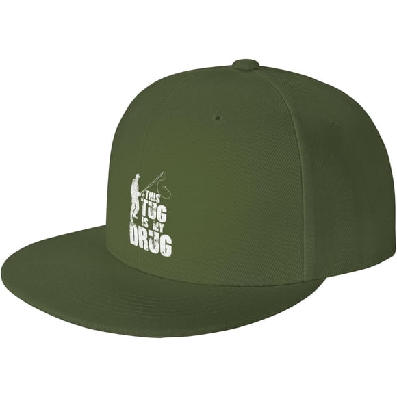 This Tug is My Drug Trucker Hat for Men Snapback Hats Baseball Cap Flat Brim Hats