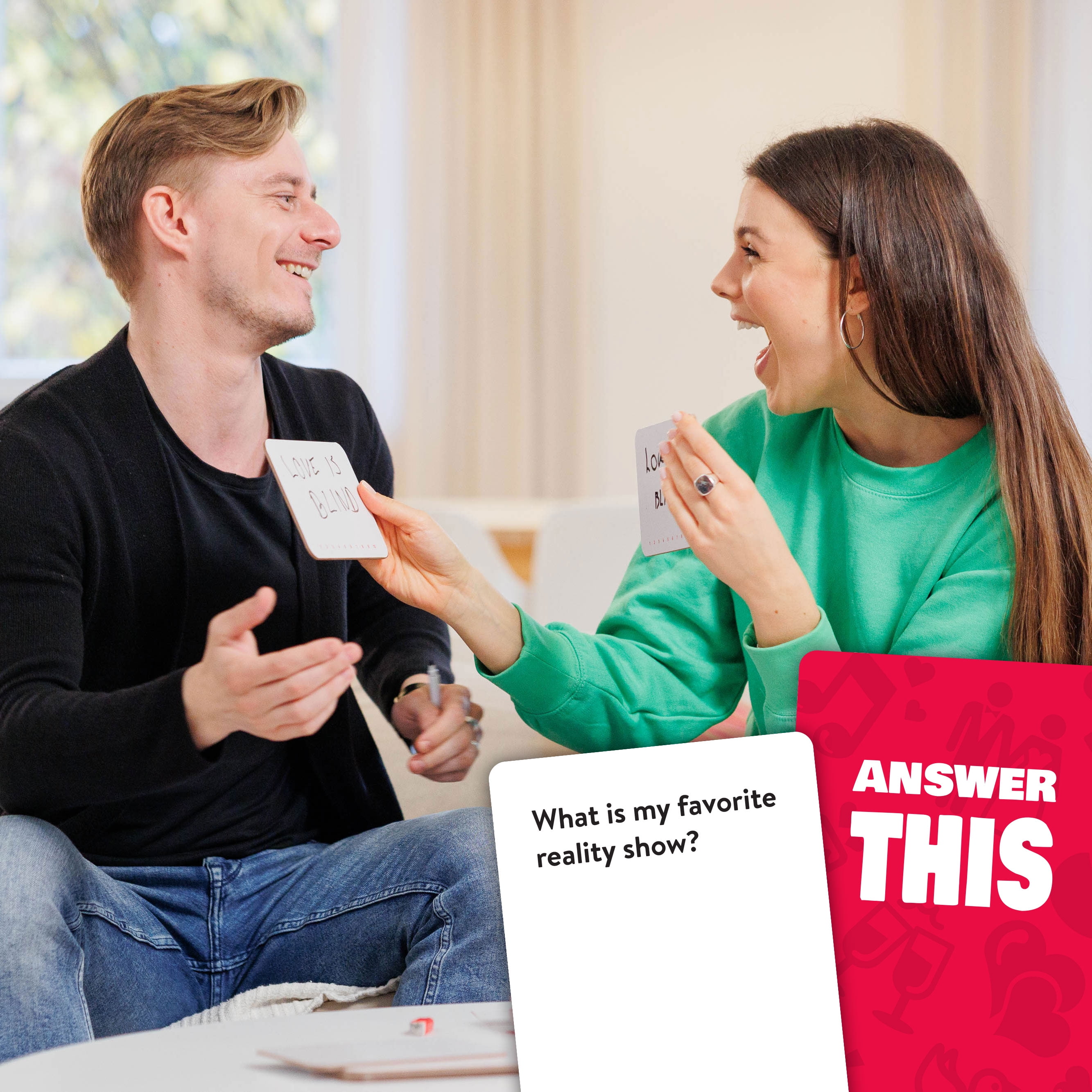 Answer This - Couples Games - How Well Do You Know Your Partner? - Relationship & Conversation Card Game for Date Night or a Party