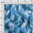 thumbnail image 1 of oneOone Cotton Poplin Twill Teal Blue Fabric Florals Quilting Supplies Print Sewing Fabric By The Yard 56 Inch Wide, 1 of 4