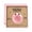 A002- Pink, variant on Small Gift Box, Hug in A Box, Emotional Support, Relaxation Relief, 3.5X3.5 in Pocket Friend Keepsake Set with Green Frog Stone and Printed Comfort Card for Everyday Use
