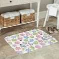 thumbnail image 7 of Yiaed Pastel Christmas Cookies Print Flannel Doormat Mat Outdoor Indoor Door Mats,Welcome Matt Outdoor Front Door Mat Doormat Outdoor Mat Outdoor Mat,16"x24", 7 of 7