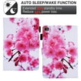 thumbnail image 4 of Dteck Case for Apple iPad mini 5/mini 4/mini 3/mini 2 (7.9-inch),Magnetic Patterned PU Leather Card Holder Wallet Shell Kickstand Case Smart Cover with Auto Wake/Sleep,Cherry blossoms, 4 of 5