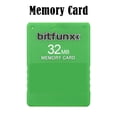 thumbnail image 4 of Tarjeta De Memoria V1.966 Tarjetas de memoria McBoot de 32 MB gratis para tarjeta de consola de juegos PS2 (verde), 4 of 5