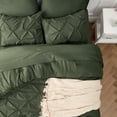 thumbnail image 4 of Juego de edredón Bedsure Queen verde oliva con 7 piezas, 4 of 9