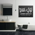 thumbnail image 2 of Stupell Industries Wash and Dry Laundry Service Co. Vintage Store Typography, 36 x 48, Designed by Lettered and Lined, 2 of 6
