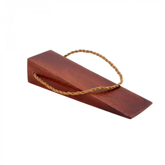 Cherry Door Wedge Solid Mango Wood Leather Hanging Loop Renovators Supply