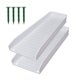 thumbnail image 1 of Extensiones de bajante de canalón de bloque contra salpicaduras para patio, jardín y hogar Blanco shamjiam Bloque contra salpicaduras de bajante, 1 of 7