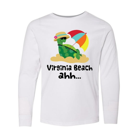 Inktastic Virginia Beach Virginia Long Sleeve Youth T-Shirt
