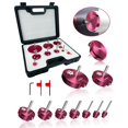 thumbnail image 1 of Kit escariador de tubos de PVC compatible con RESHARK con taladros de 1/2 pulgada, 9 piezas, 1 of 7