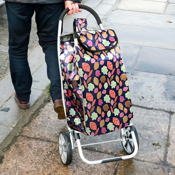 GASTROPOD Shopping Bag Reusable Grocery Bags Oxford Cloth Foldable Grocery Bag Folding Trolley Bag for Fold up Hand Truck Grocery Cart