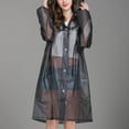 thumbnail image 2 of Fridja Veste Imperméable Transparente Coupe-Vent pour Femmes, 2 of 9