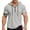 Grey, variant on MIXUE Shirts For Men Summer Solid Color Hooded Zipper Short Sleeve Slim Fit Casual Pullover Tops Tee Shirts Daily-Wear,Black,S