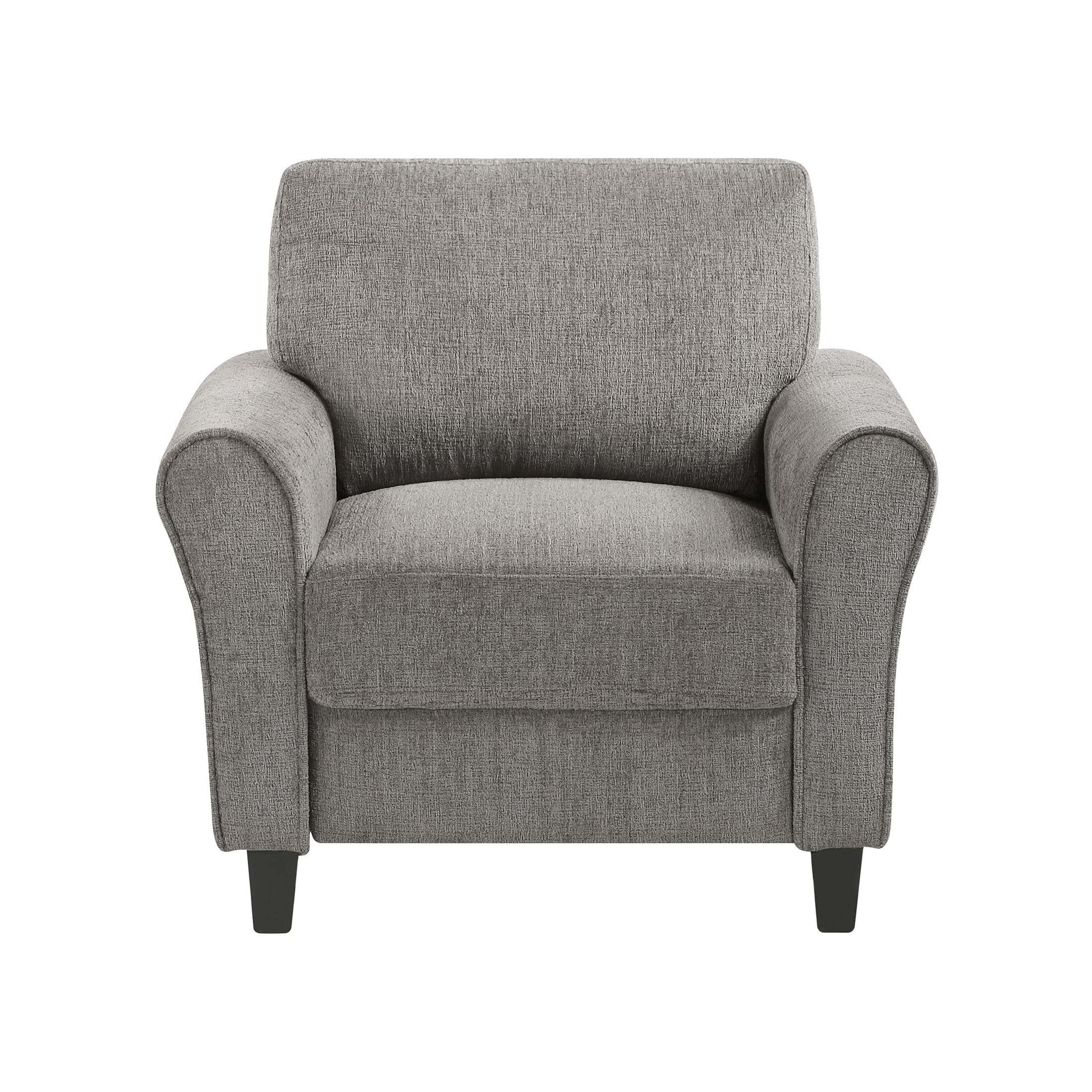 OakvillePark Sevoria Chenille Accent Chair, Brown