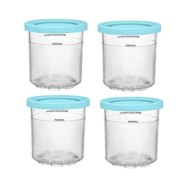 El vaso para pintas de helado se puede usar para almacenar varios tipos de postres como helado, sorbete, helado y más. 2.