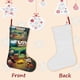 thumbnail image 3 of The Loud House Tema: Calcetines de Navidad, fino lino blanco para colgar en escaleras y chimenea, decoración navideña para el hogar, regalo de Navidad. 45cm × 32cm, 3 of 5