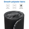 thumbnail image 4 of Beautiful Black Marble Fluid Design Extended XL Mousepad - 31.5x11.8in Non-Slip Rubber Base Keyboard Desk Pad for Seamless Gaming and Work Experience., 4 of 7