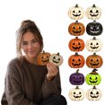 thumbnail image 7 of Mskk Wooden Pumpkin Tabletop Ornaments 5 Inch, Halloween Multiple Color 2D Pumpkins Decor Indoor for Mantel Shelf Farmhouse Indoor Home Party Display, 7 of 7