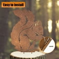 thumbnail image 2 of Estaca de árbol de pie oxidada, figura de óxido de Metal, estaca de jardín, decoración de jardín al aire libre, 2 of 8
