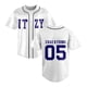 thumbnail image 1 of Kpop ITZY None of My Business Merch Baseball Jersey T-Shirt Fashion V-Neck Short, 1 of 5