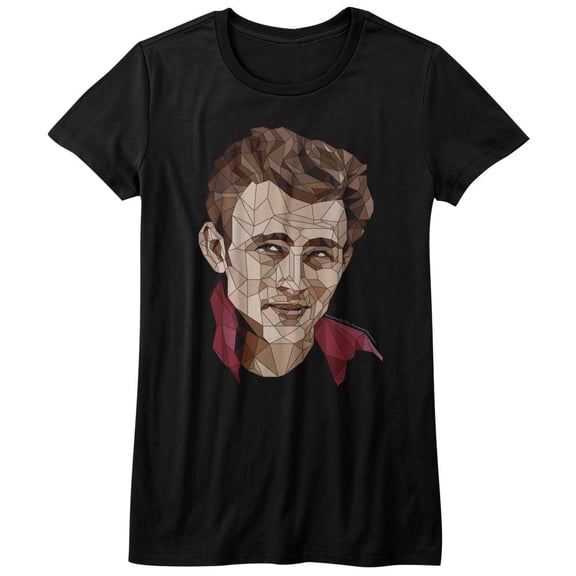 James Dean Icons Polygon James Juniors Short Sleeve T Shirt