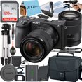 thumbnail image 1 of Sony a6600 Mirrorless Camera + Sony E 18-135mm Lens + Case + 128GB Memory Card + Tripod + ZeeTech Cloth, 1 of 5