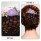 thumbnail image 3 of unbranded 2Ud Accesorios De Peinado Redes Y Clips Para Moños Color Púrpura Con Estilo, 3 of 8