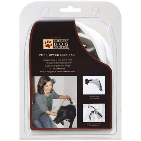 American Dog Outfitters: Pet Shower Brush Grooming Kit, 1 kt