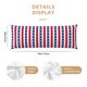 thumbnail image 3 of Balery American Patriotic Stars And Stripes Funda Protectora para Almohada Corporal de Algodón Hipoalergénico con Cierre(55 x 21 pulgadas), Almohadas No Incluidas, 3 of 7