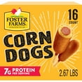 thumbnail image 2 of Foster Farms Honey Crunchy Corn Dogs, 42.72 oz, 16 Count (Frozen) Box, 2 of 10