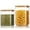 Square 132OZ&63OZ Set-2Pack, variant on Extra Large Square Glass Flour & Sugar Storage Containers with Airtight Lids, 132oz & 63oz - 2 Pack Glass Jars with Bamboo Lids, Air tight Pantry Food Storage Containers for Cereal, Pasta, Rice