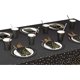 thumbnail image 3 of 4 Pack Black and Gold Disposable Plastic Tablecloth for Rectangle Tables(54" x 108"), Disposable Party Table Cover for Birthday,Table Cloths for Gradu, 3 of 4