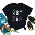 thumbnail image 1 of Pntutb Blusa de manga corta con cuello redondo informal para mujer Pntutb Pntutb-4121, 1 of 7