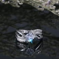 thumbnail image 2 of DPTALR Atmospheric Square Zircon Cocktail Party Ring Men And Women Universal Ring Bracelet, 2 of 9