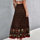 thumbnail image 4 of Moda mujer impresión ocio cintura elástica Split Boho falda Wmkox8yi  FGJ1942, 4 of 4
