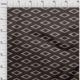 thumbnail image 2 of oneOone Cotton Silk Fabric Geometric Ikat Printed Fabric 1 Yard 42 Inch Wide, 2 of 4