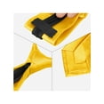 thumbnail image 3 of INSPIRE CHIC Men's Pretied Zipper Ties Solid Color Satin Shine Neckties Formal Casual Yellow, 3 of 5