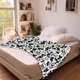 thumbnail image 6 of Cow Print Blanket,Cute Cow Print Throw Blanket for Kids,Cow Gifts Soft Cozy Plush Blankets for Couch Sofa Bed Camping 60"x50", 6 of 6