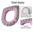 thumbnail image 3 of 2 uds. Almohadillas para asiento de inodoro con mango, funda para asiento de inodoro suave y gruesa para baño, elástica y lavable, 3 of 5