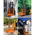 thumbnail image 7 of 36"x36" Forklift Safety Cage, Heavy Duty Collapsible Forklift Work Platform with 4 Universal Wheels, 1800lbs Capacity, 7 of 7